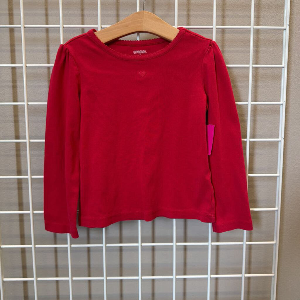 Gymboree Heart LS Tee - 5