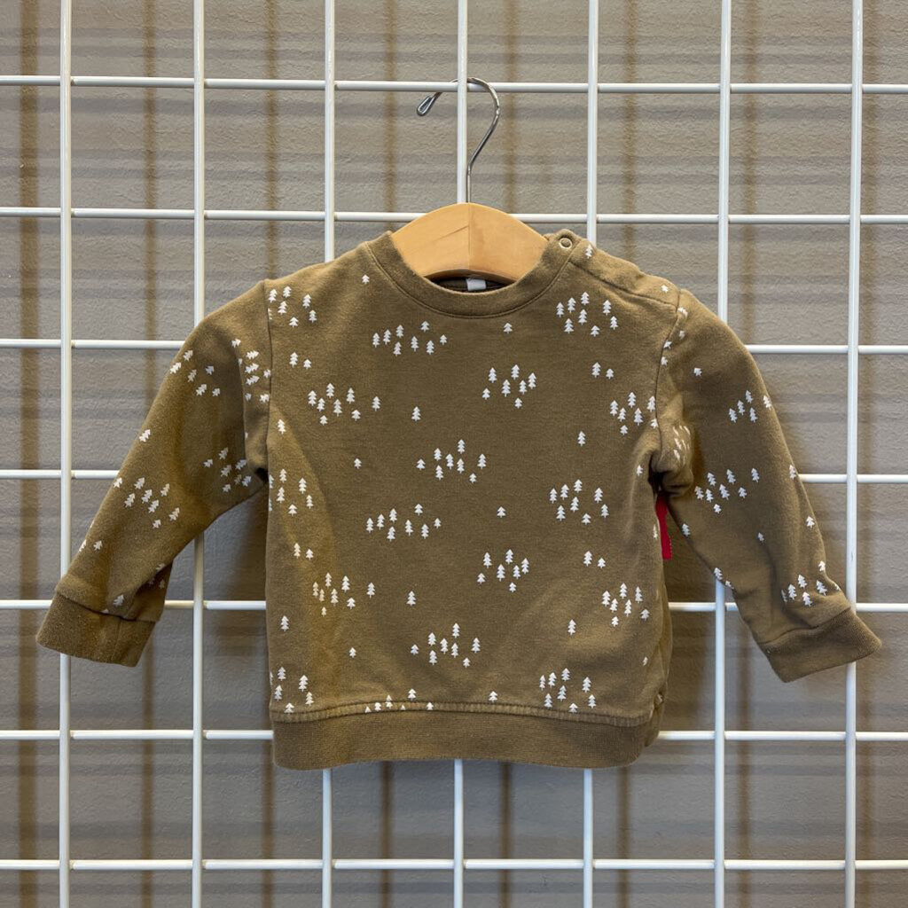 Quincy Mae Tree LS Top (wash wear) - 3/6m