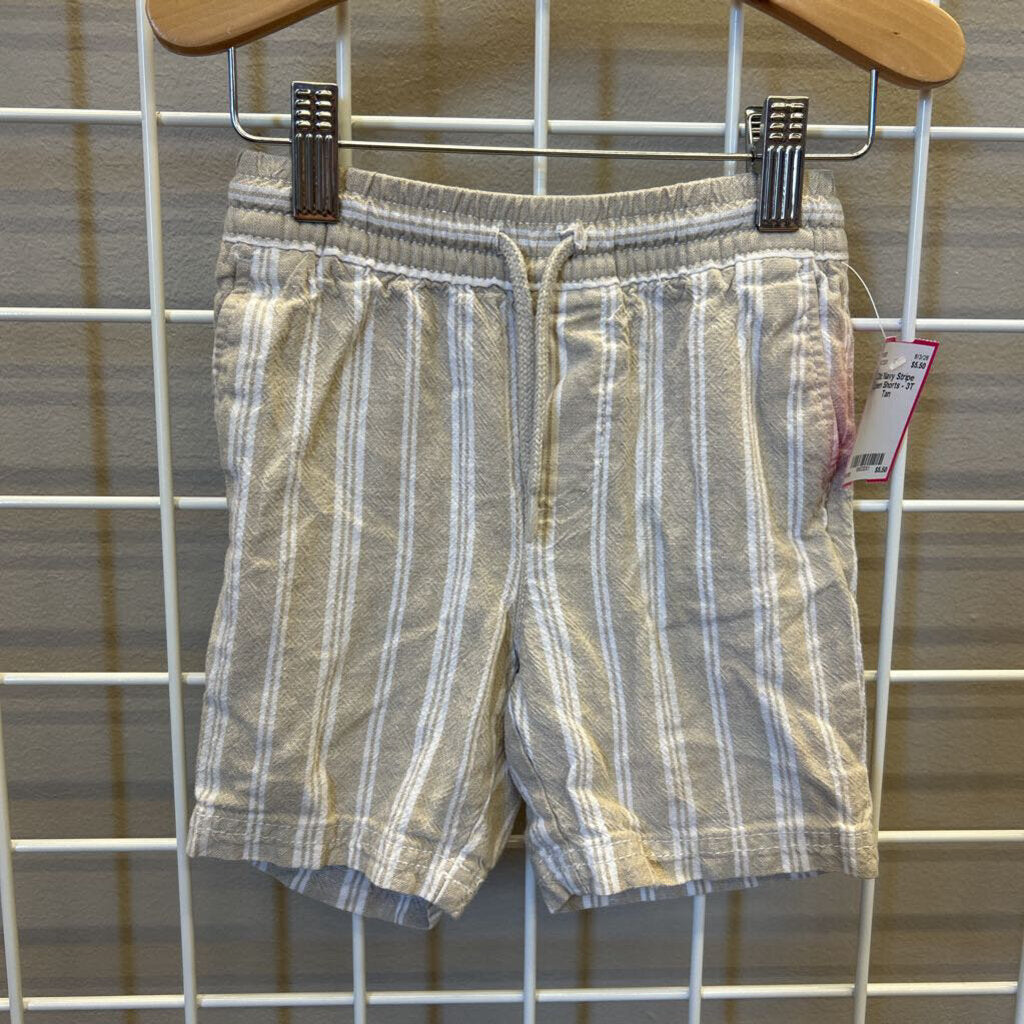 Old Navy Stripe Linen Shorts - 3T