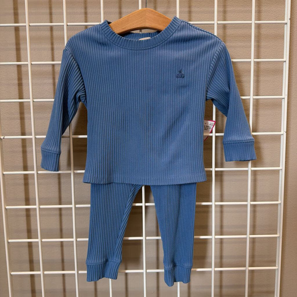 Baby Gap Ribbed LS Top/Bottoms Set 18/24m