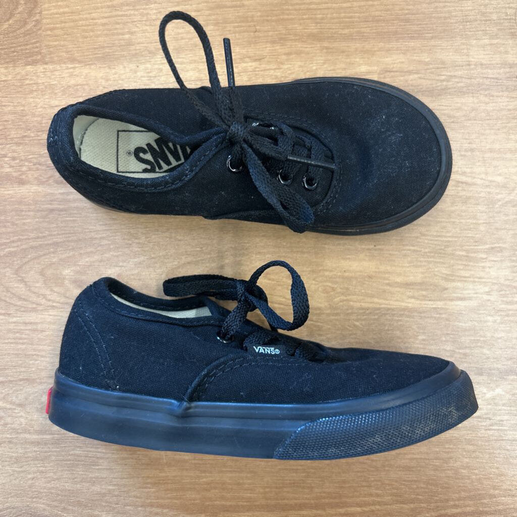 Vans Black Lace Sneakers - 9
