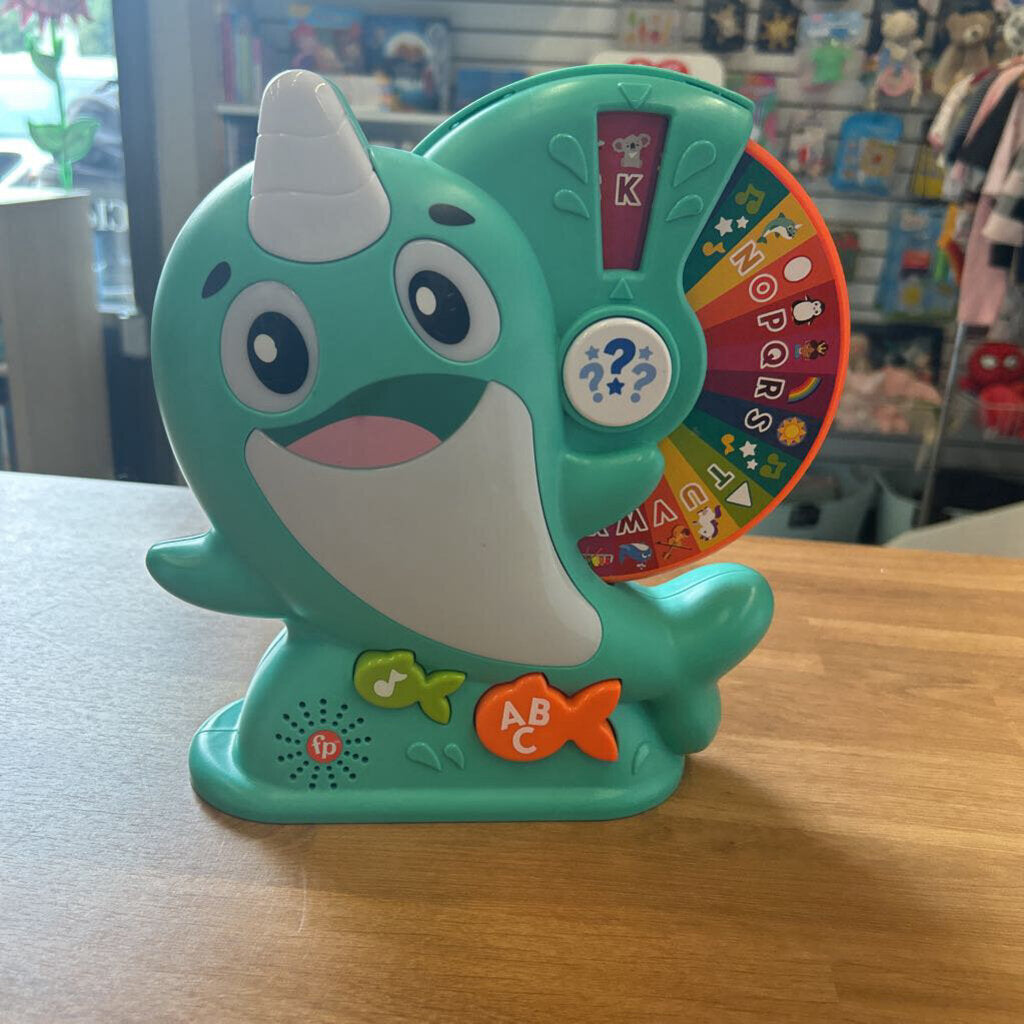 Fisher-Price Linkimals Learning Narwhal Toy (wear)