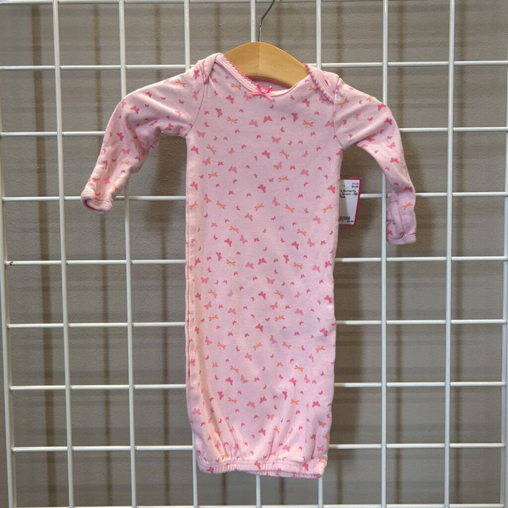 Carter's Butterfly Sleeping Gown - NB