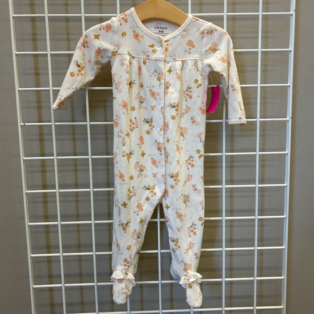 Carter's Floral Thermal Snap Sleeper - 9m