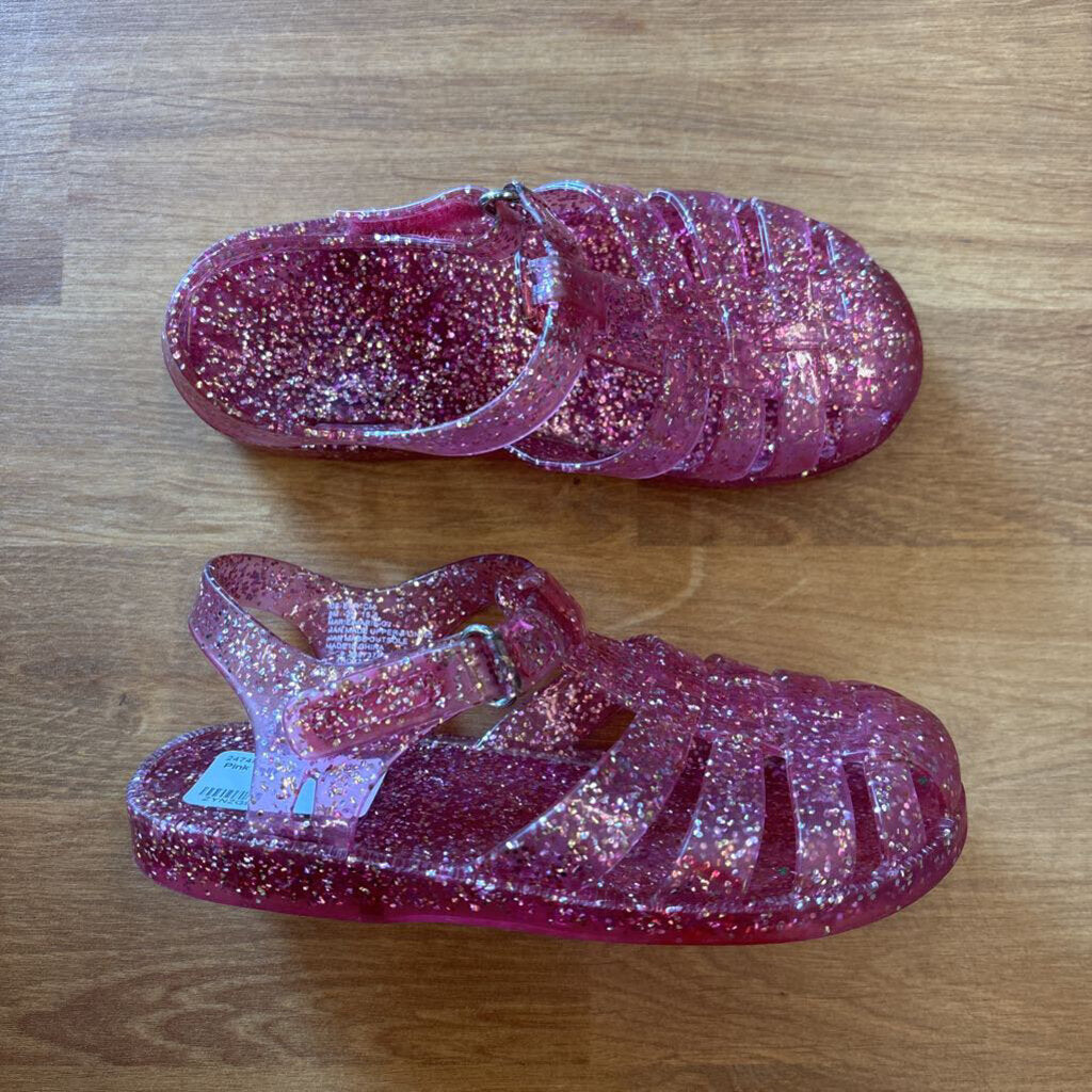 Pink Jelly Sandals - 9