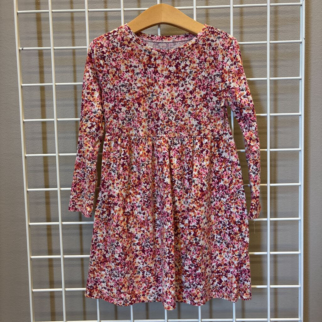 Old Navy Floral LS Dress - 5T
