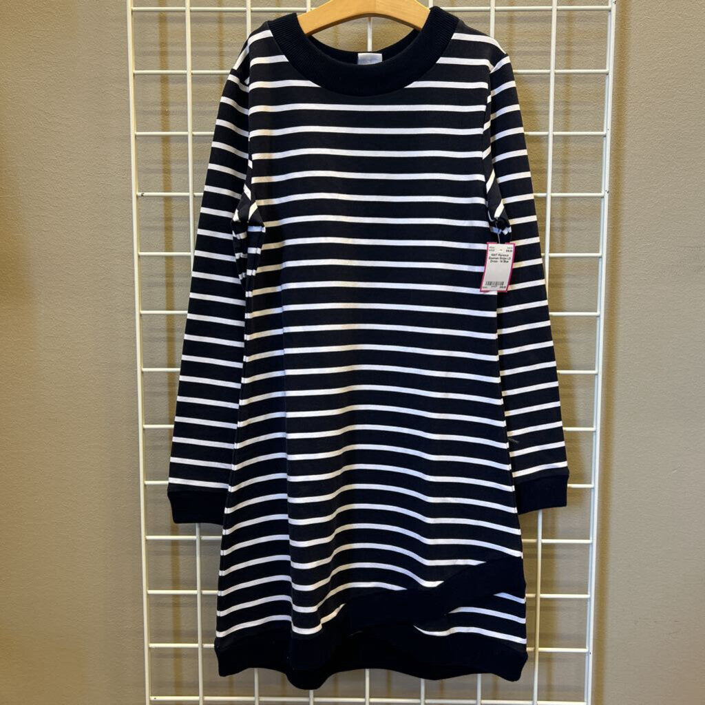 NWT Florence Eiseman Stripe LS Dress - 14