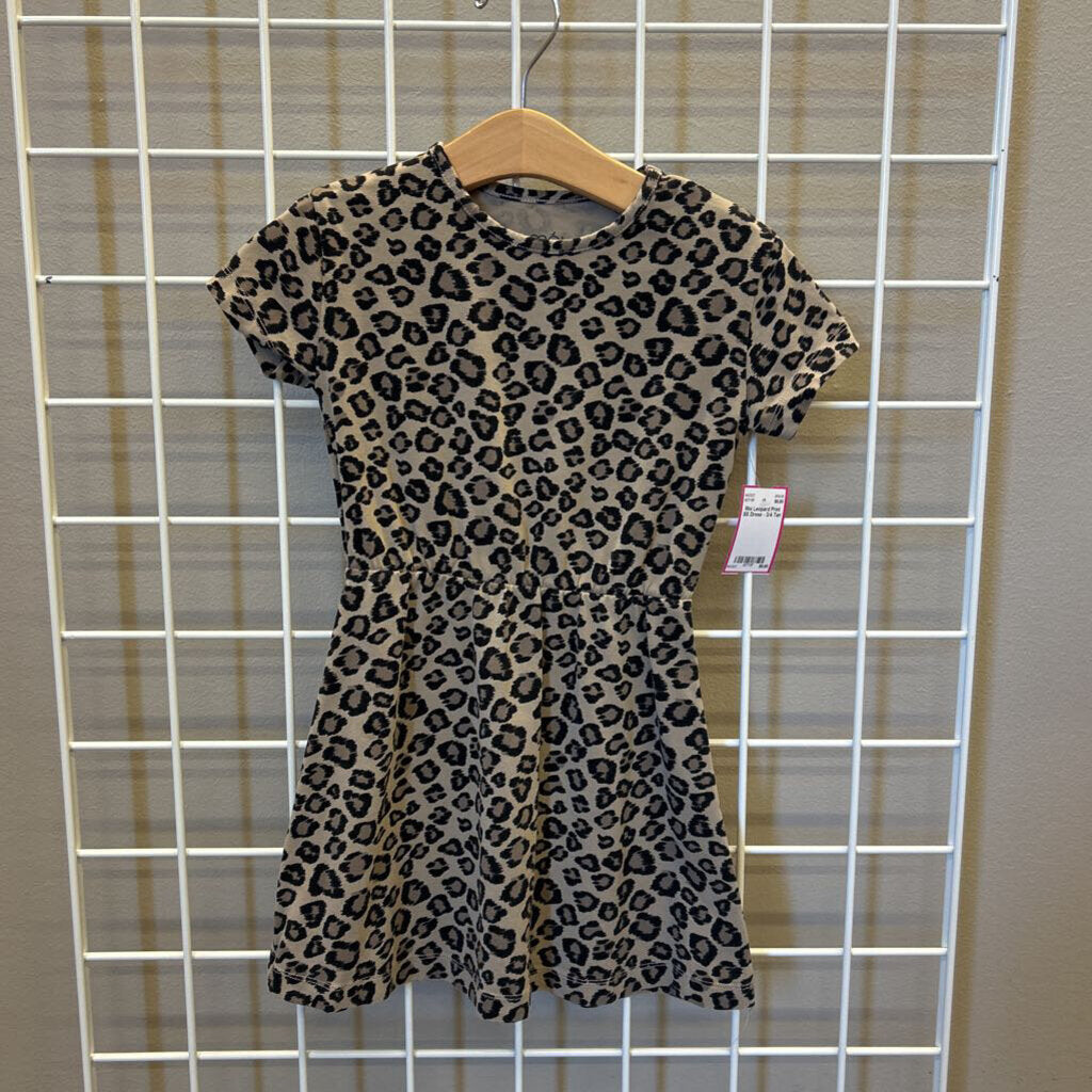 Moi Leopard Print SS Dress - 3/4