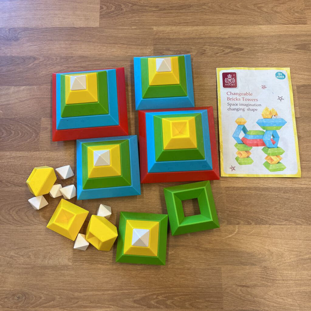 Changeable Bricks Towers Set