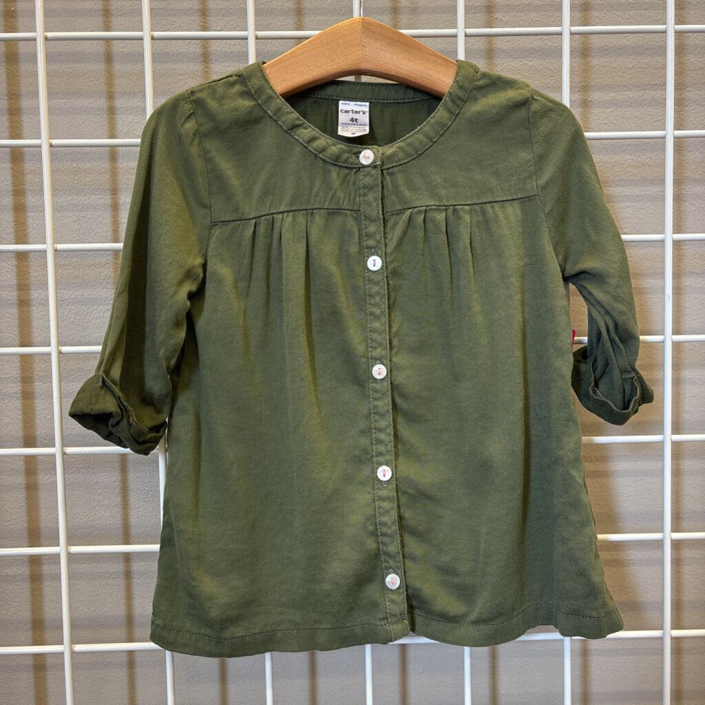 Carter's Button LS Top - 4T
