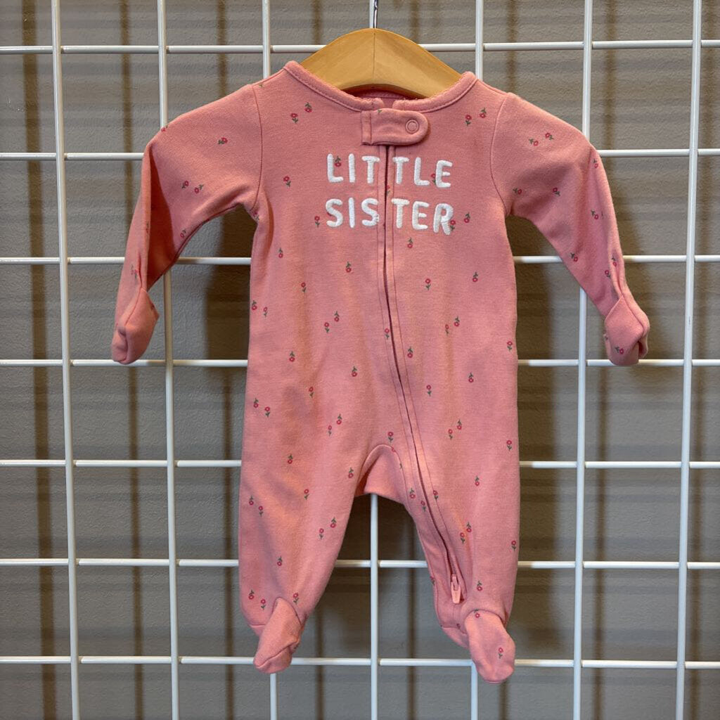 Carter's Little Sister Zip Sleeper - NB