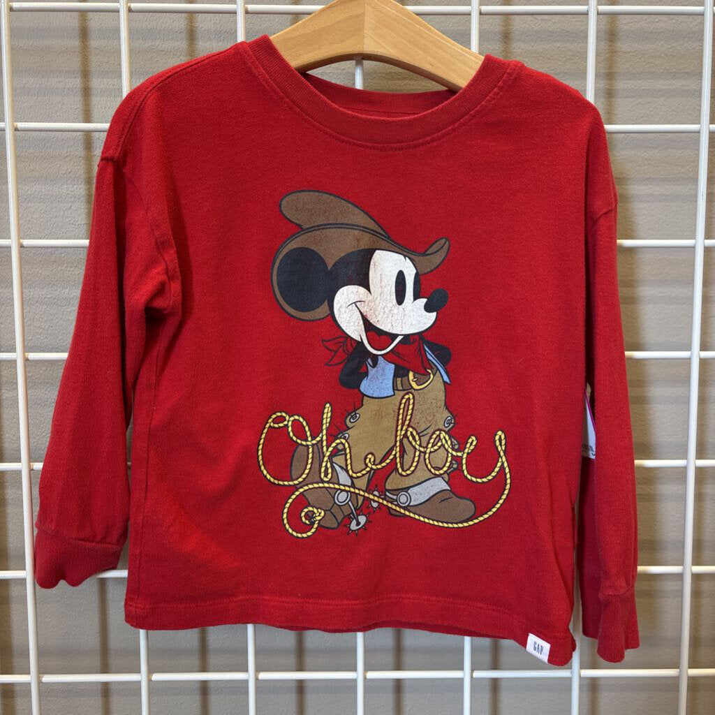 Baby Gap Cowboy Mickey LS Tee - 3