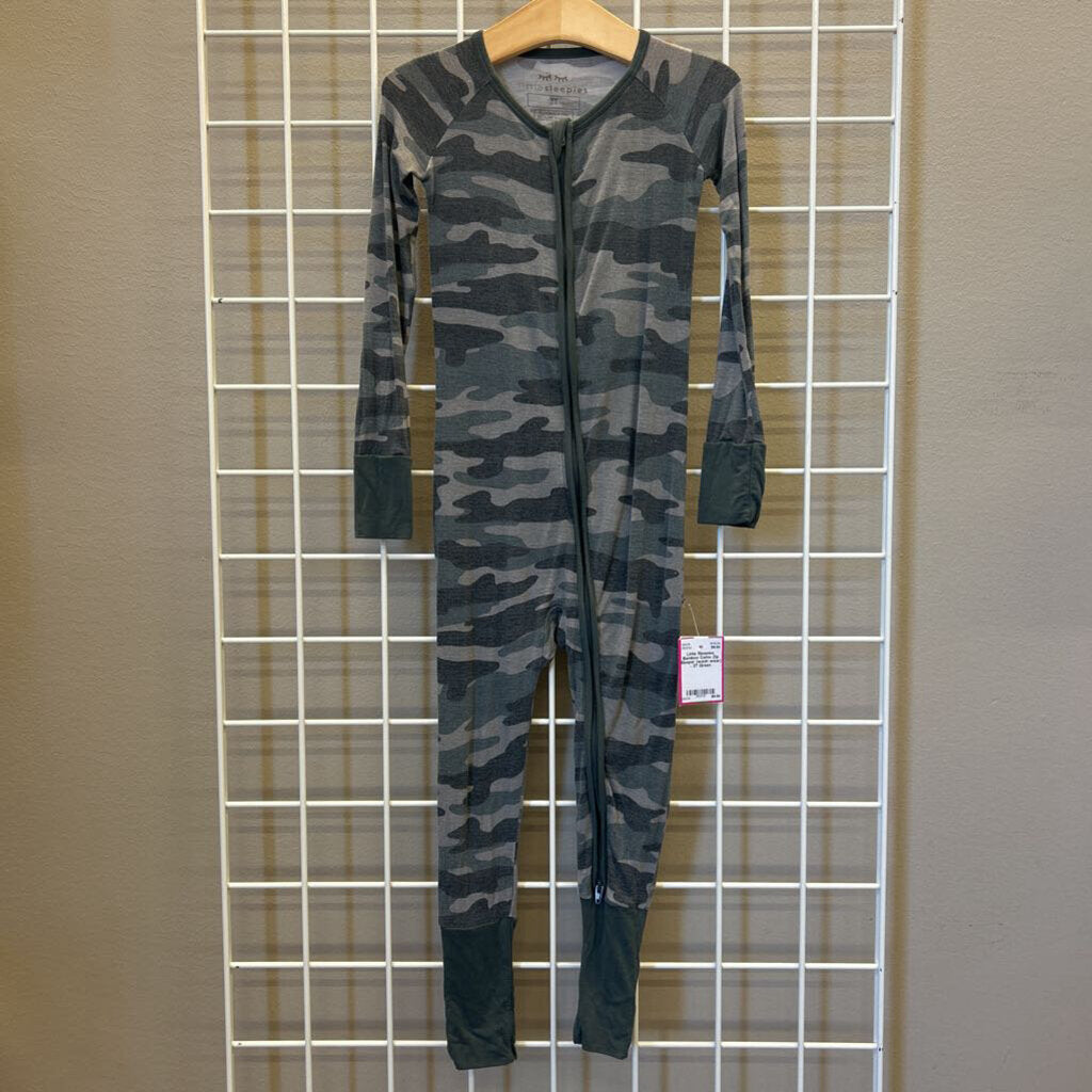 Little Sleepies Bamboo Camo Zip Sleeper (wash wear) - 3T