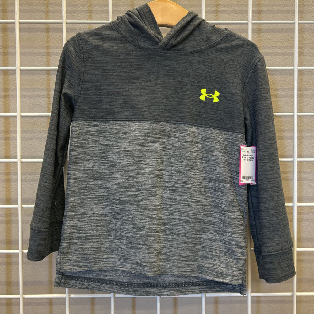 Under Armour Active LS Hoodie Tee - 3T