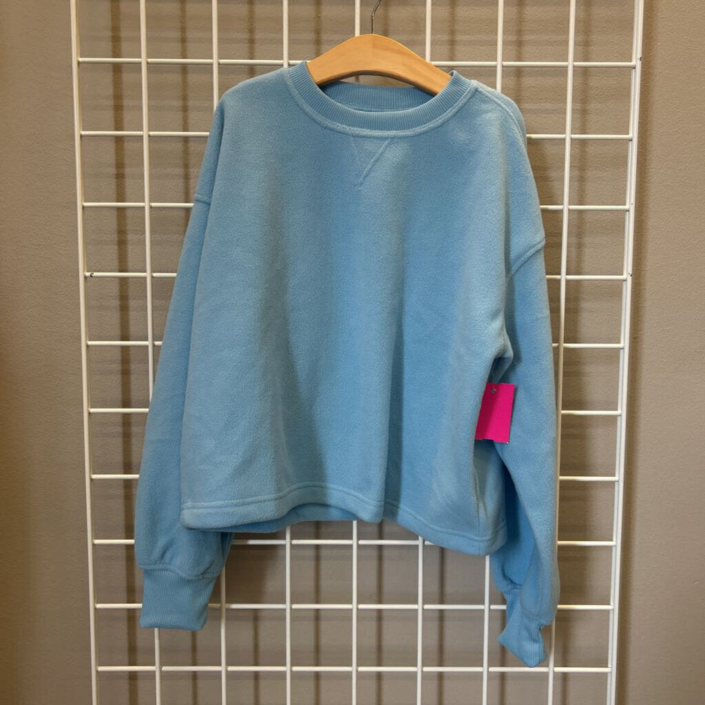 NWT Old Navy Fleece LS Crop Tee - 10/12