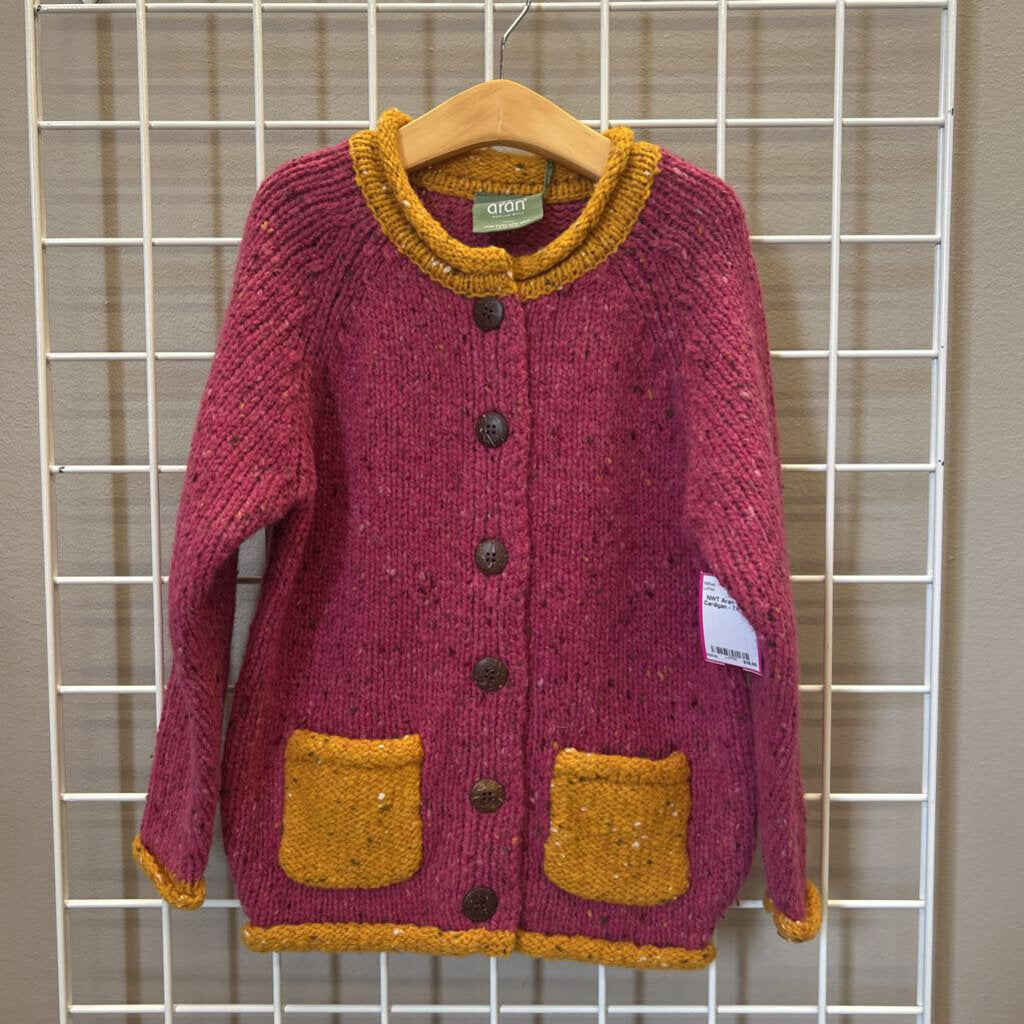 NWT Aran Wool Cardigan - 7/8