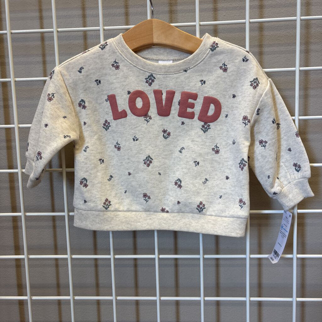 NWT Carter's Loved Crewneck - 9m