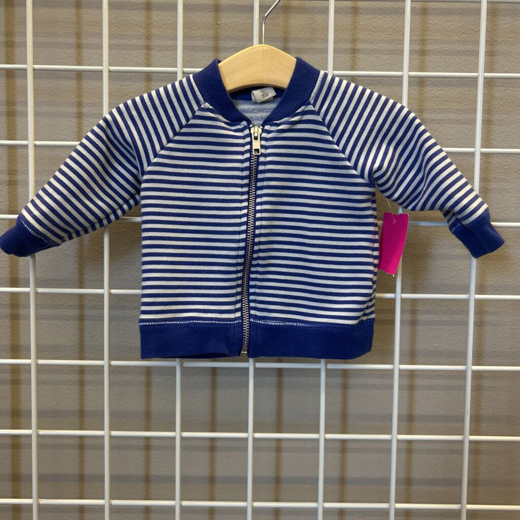 Tucker + Tate Stripe Bomber Jacket - 6m