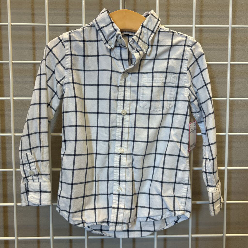 Janie & Jack Square LS Button Up - 3