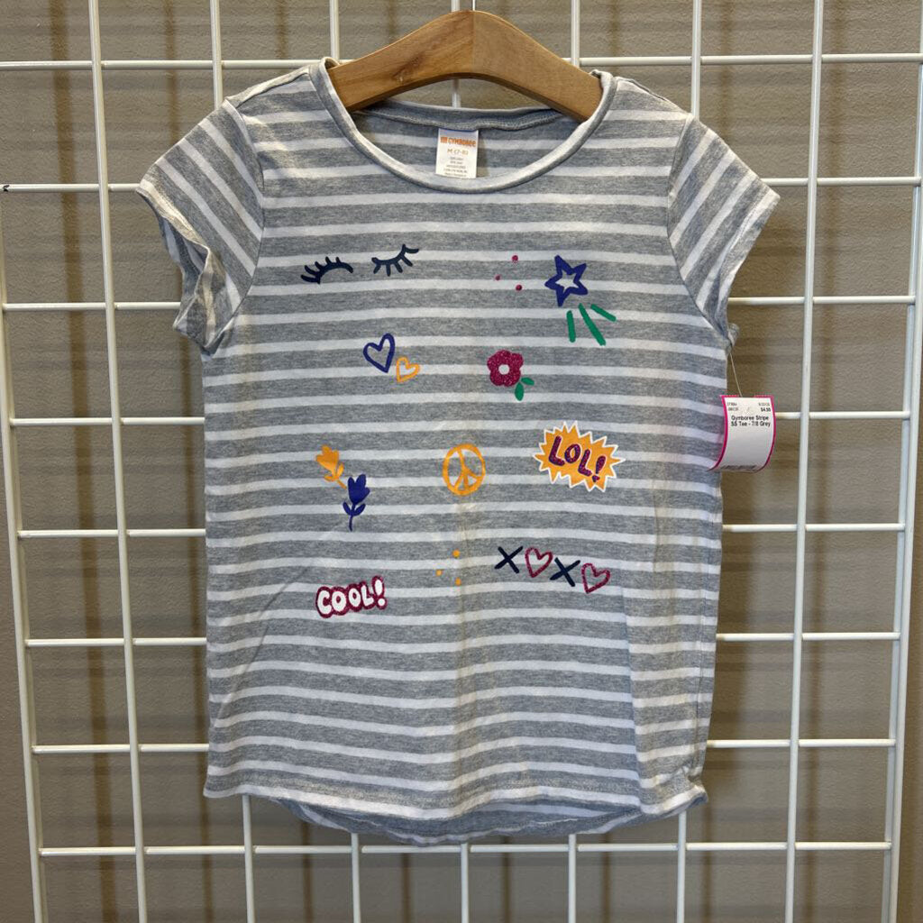 Gymboree Stripe SS Tee - 7/8