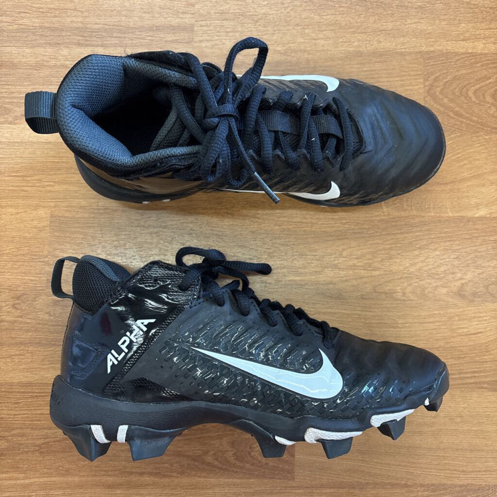 Nike Alpha Black Cleats - 3W