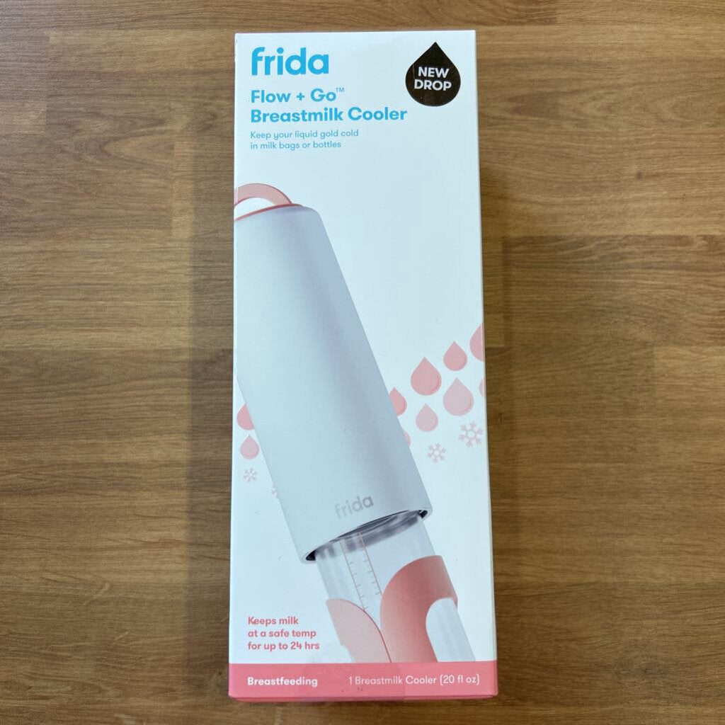 NEW Frida Mom Flow + Go Breastmilk Storage Cooler Bottle - 20oz