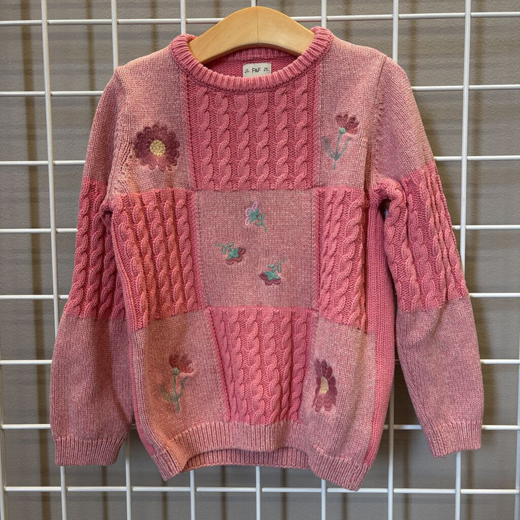 Fred & Flo Flower Sweater - 6/7
