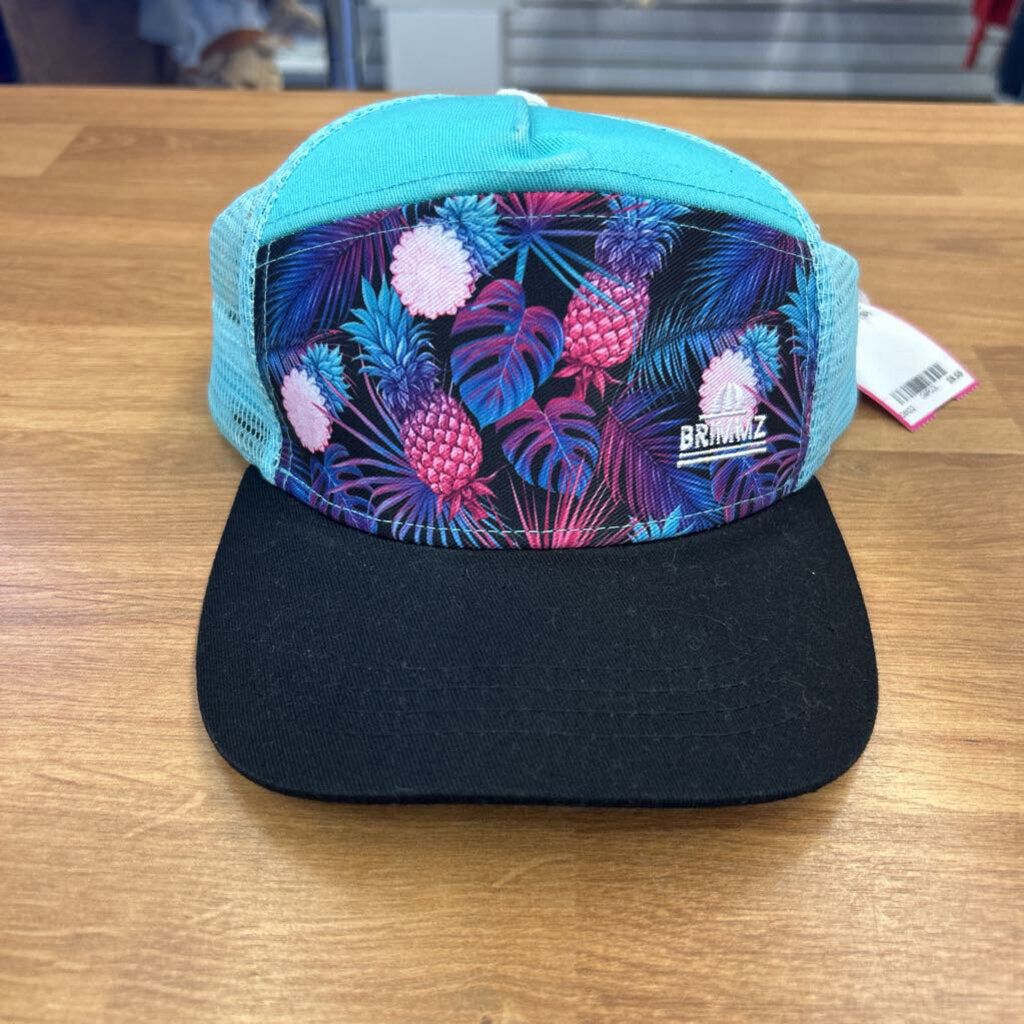 Brimmz Snapback - Blue Pineapple (S)
