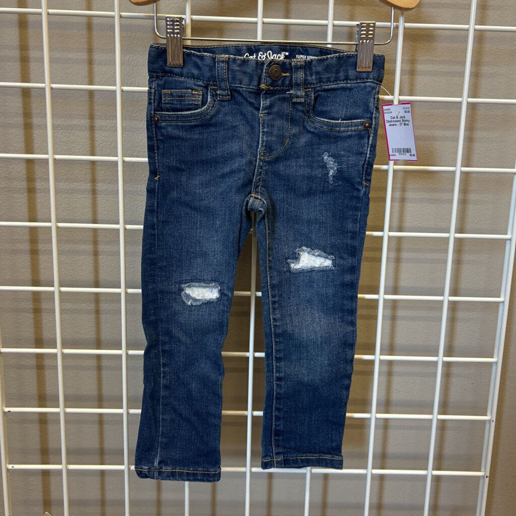 Cat & Jack Distressed Skinny Jeans - 3T