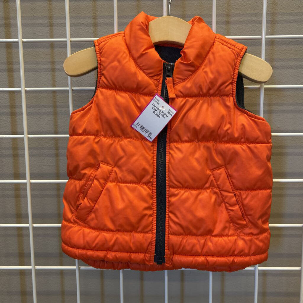 Old Navy Puffer Vest - 12/18m