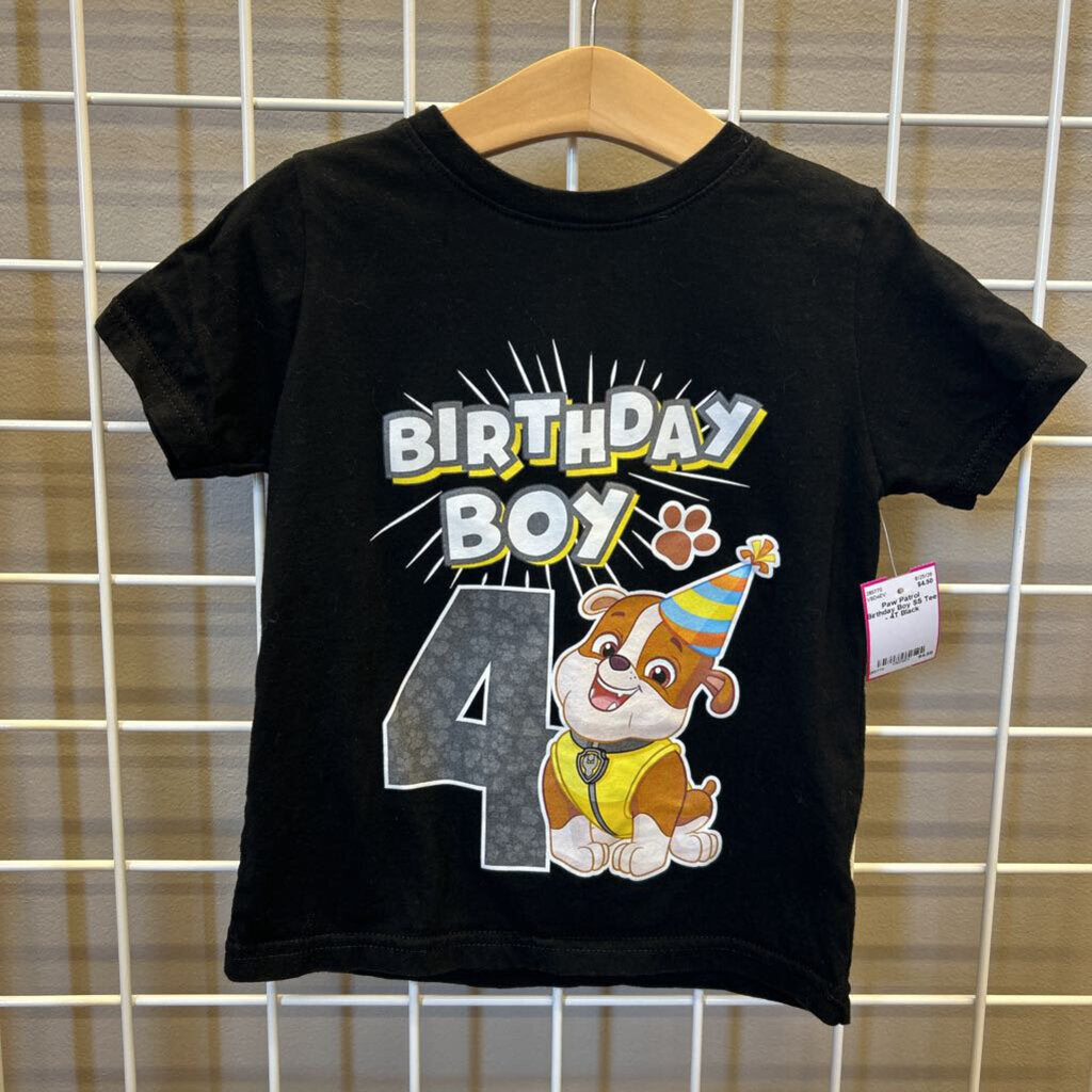 Paw Patrol Birthday Boy SS Tee - 4T