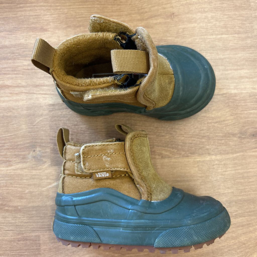Vans Brown/Green Rain Boots - 4