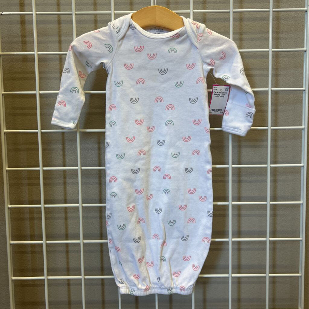 Carter's Rainbow Sleeping Gown - 0/3m