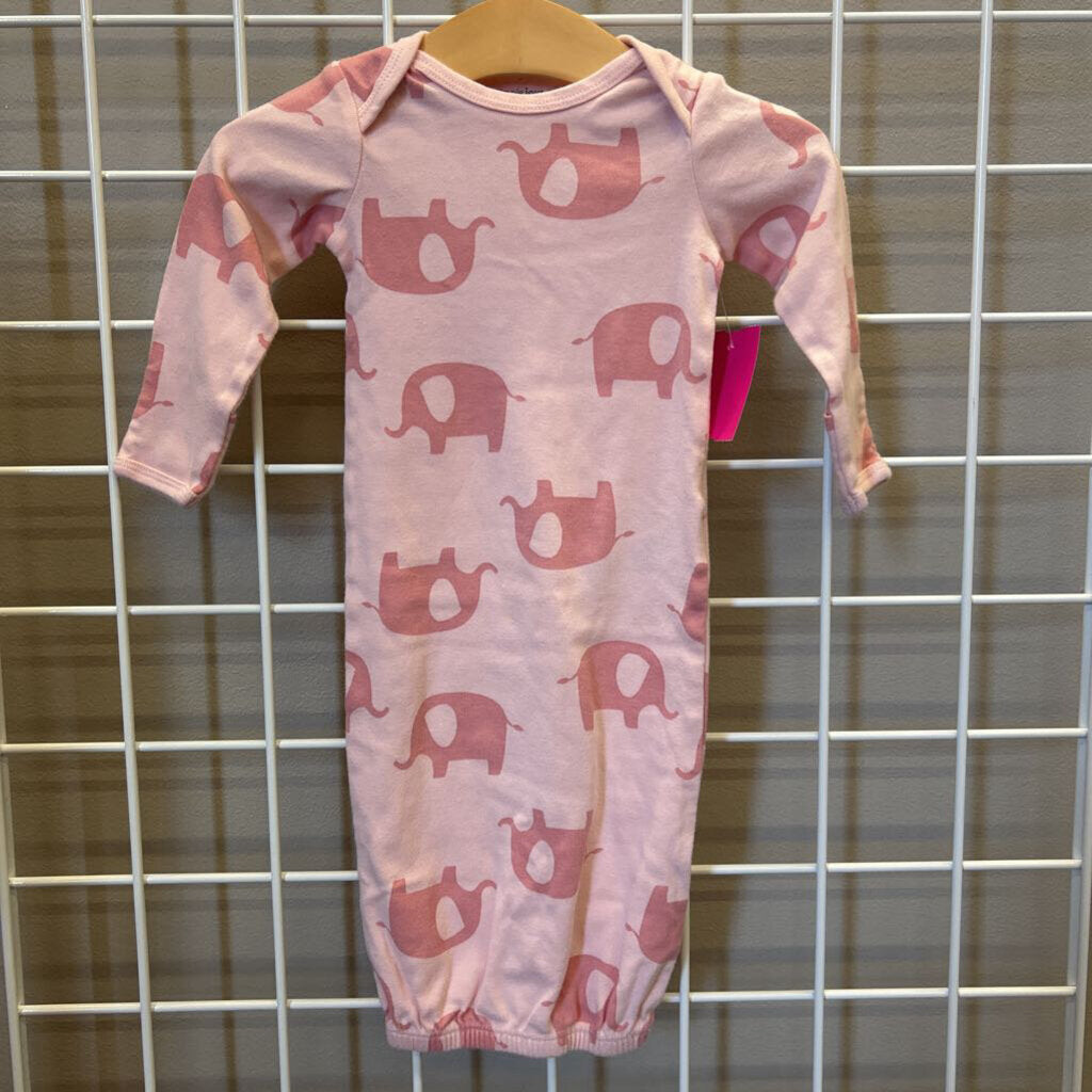 Carter's Elephant Sleeping Gown - 0/3m