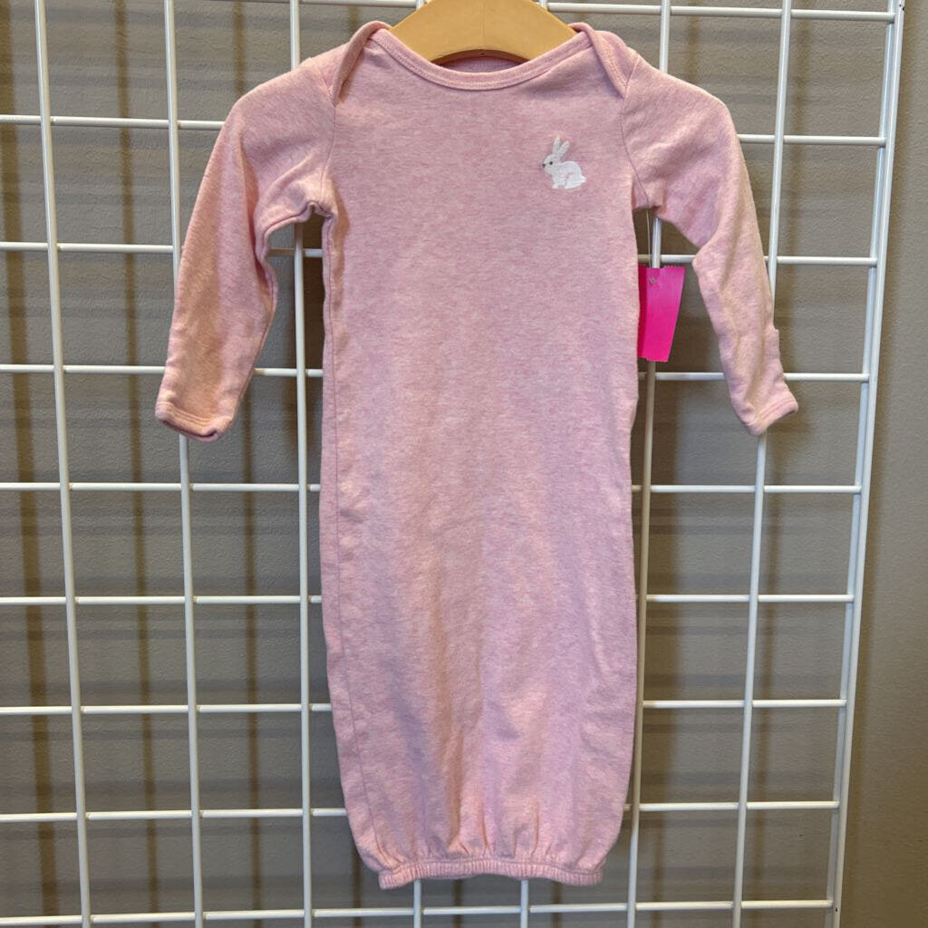 Carter's Bunny Sleeping Gown - 0/3m