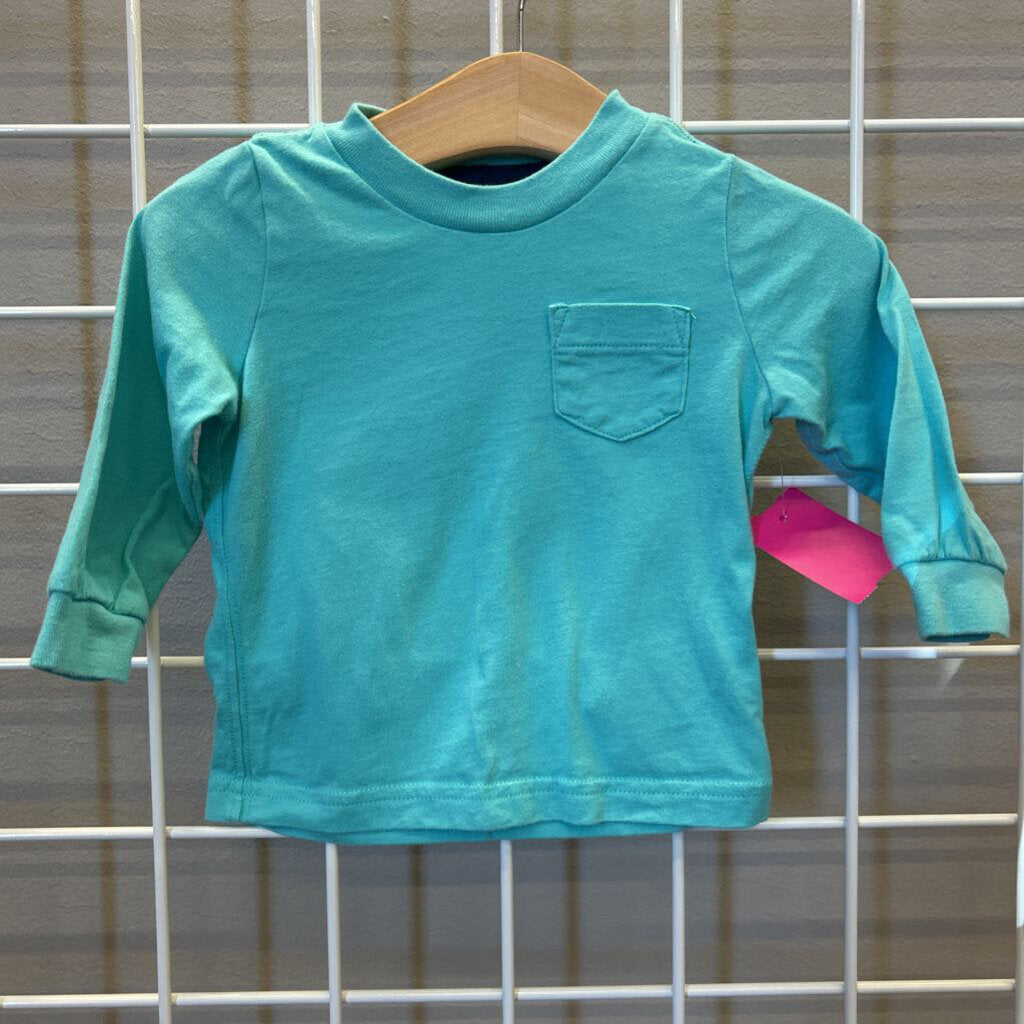 Carter's Pocket LS Tee - 6/9m