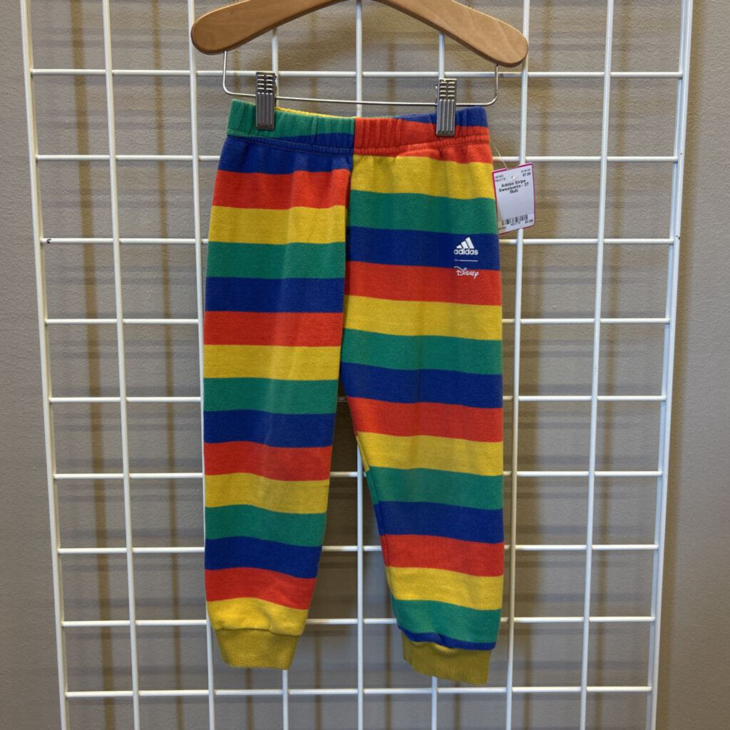 Adidas Stripe Sweatpants - 3T