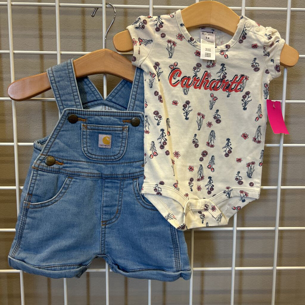 Carhartt Short Overalls Two Pc Set - 3m