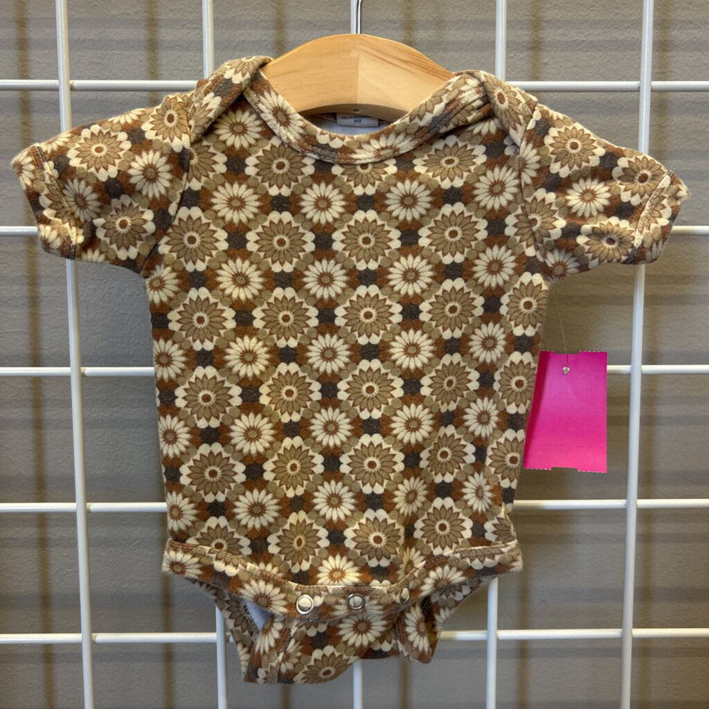 Kate Quinn Floral SS Onesie - 0/3m