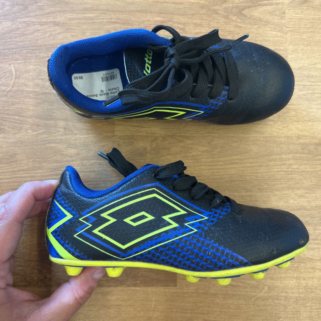 Lotto Black Soccer Cleats - 10