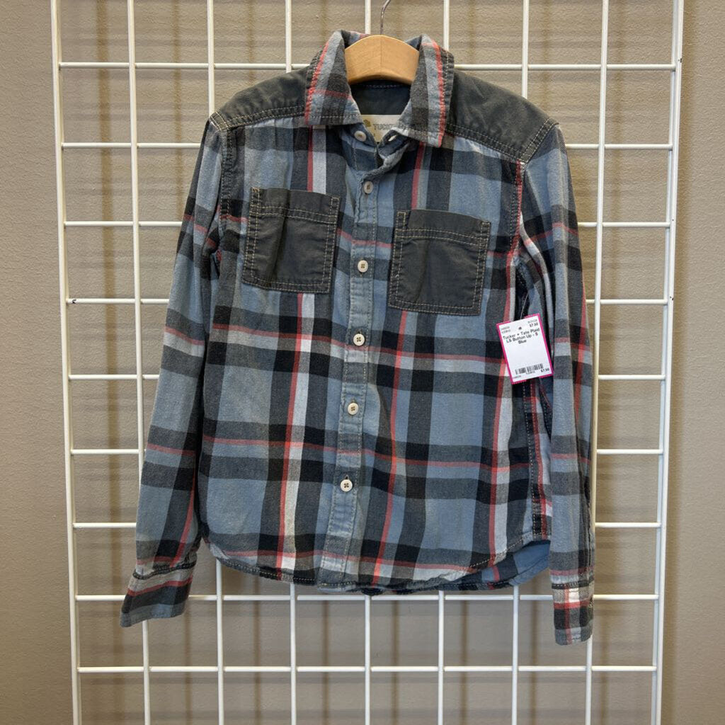 Tucker + Tate Plaid LS Button Up - 5