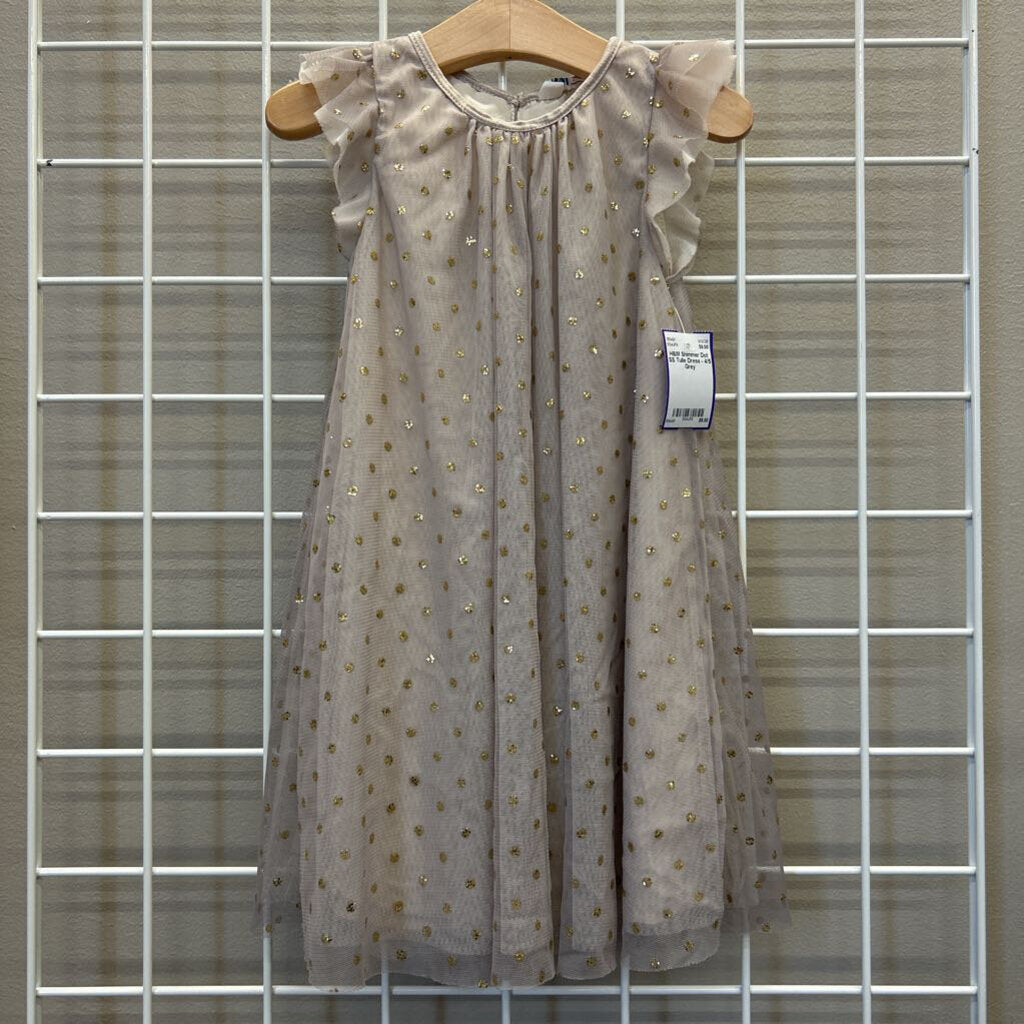 H&M Shimmer Dot SS Tulle Dress - 4/5