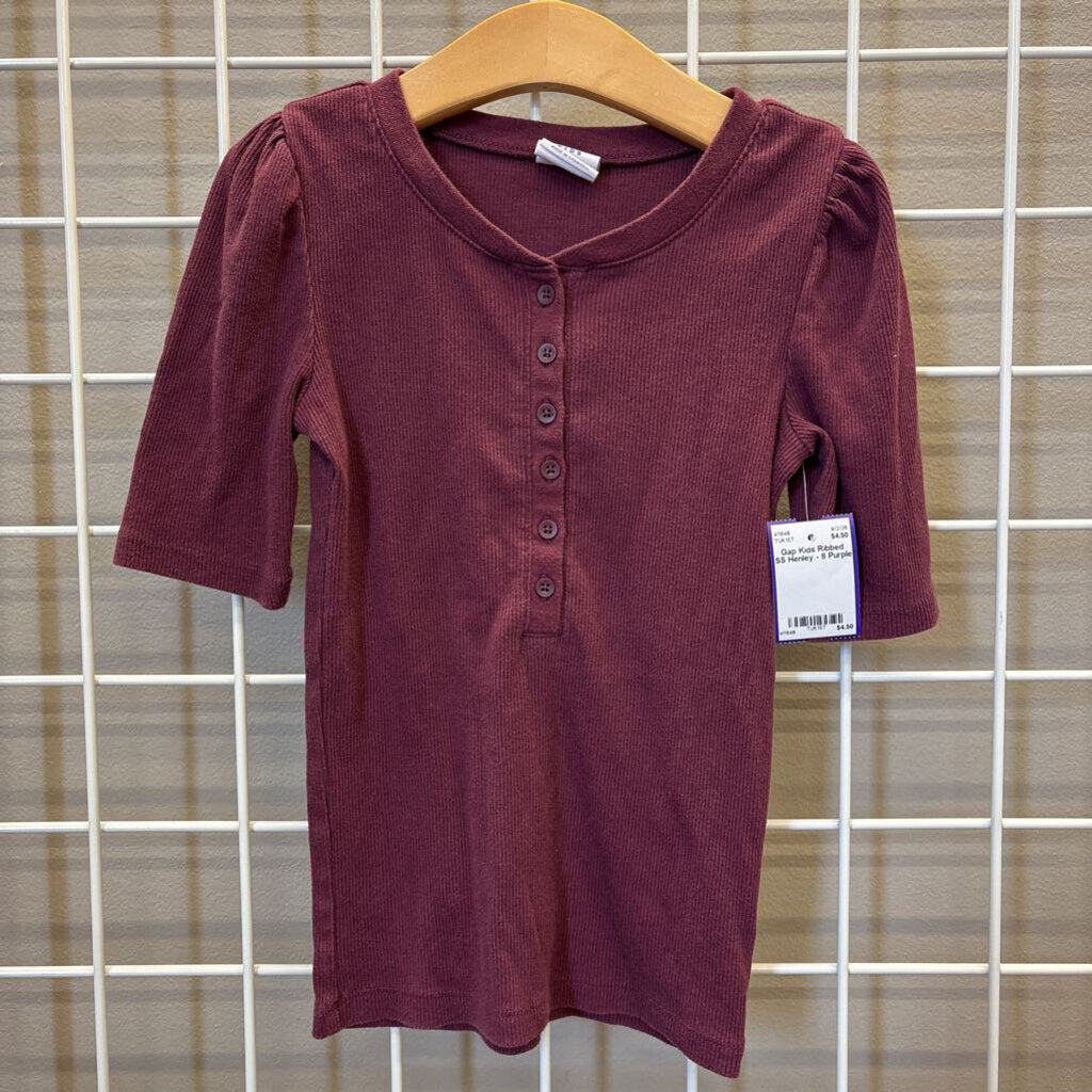 Gap Kids Ribbed SS Henley - 8