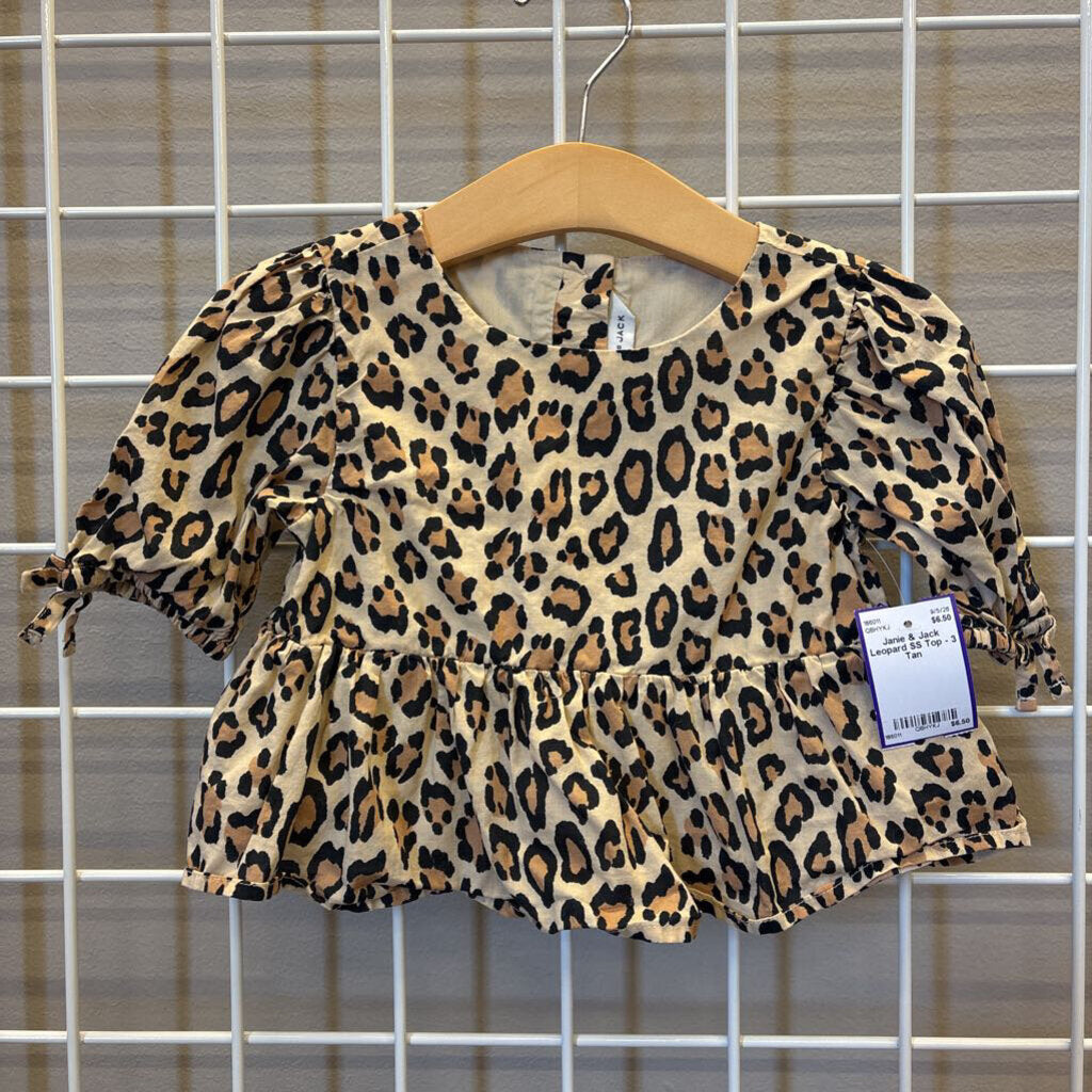 Janie & Jack Leopard SS Top - 3