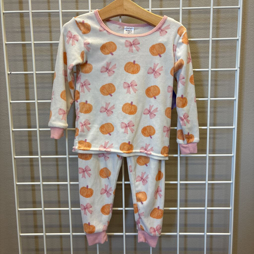 Modern Kids Pumpkin Pjs - 3T