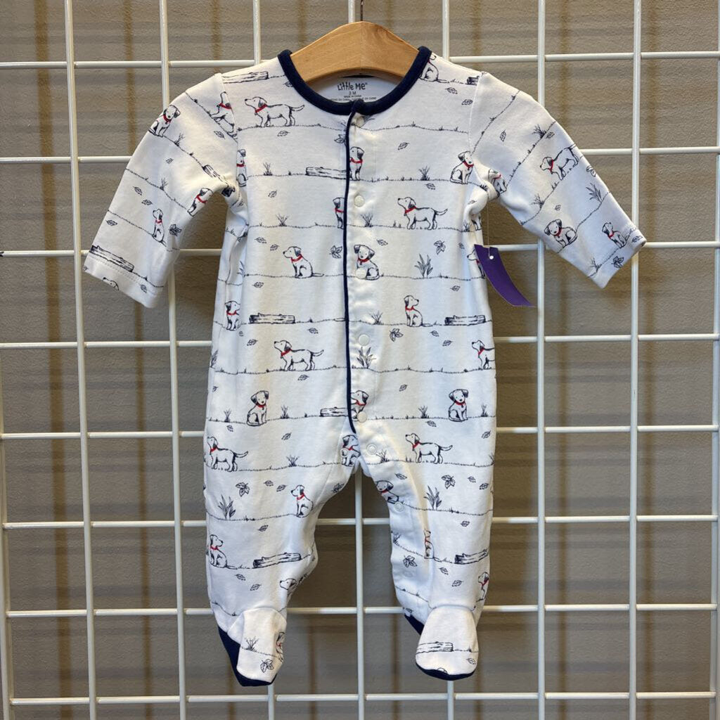 Little Me Dog Snap Sleeper - 3m