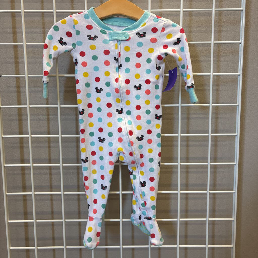 Disney Dot Zip Sleeper - 6/9m