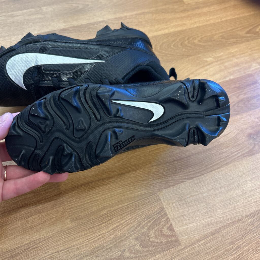 Nike Fast Flex Black Baseball Cleats - 2.5
