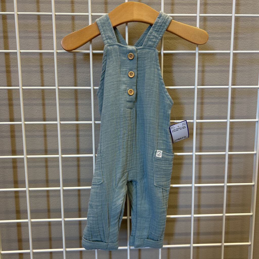 Little Planet Linen Overalls - 3m