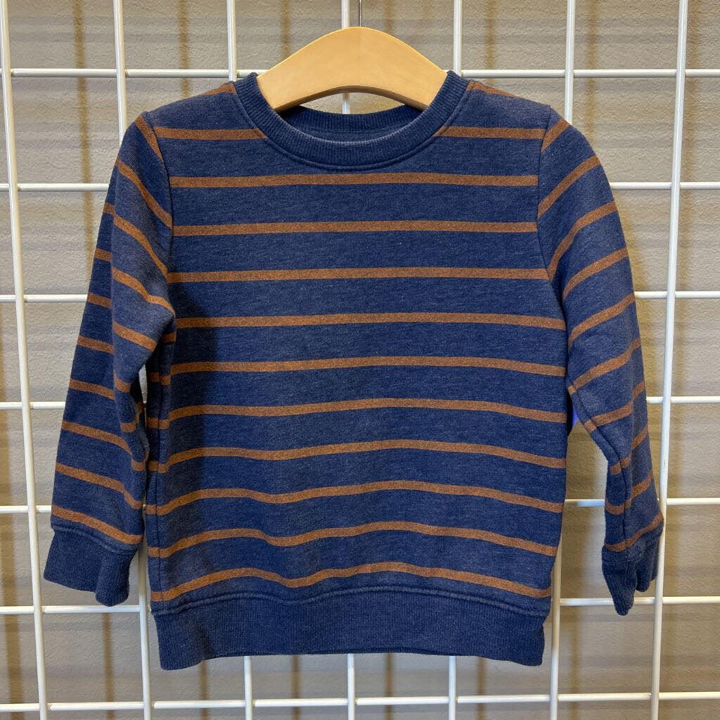 Cat & Jack Stripe Crewneck - 3T